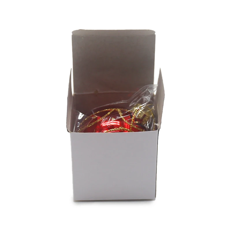 DIY Custom Pattern Sublimation Blank Metal Christmas Hanging Ball