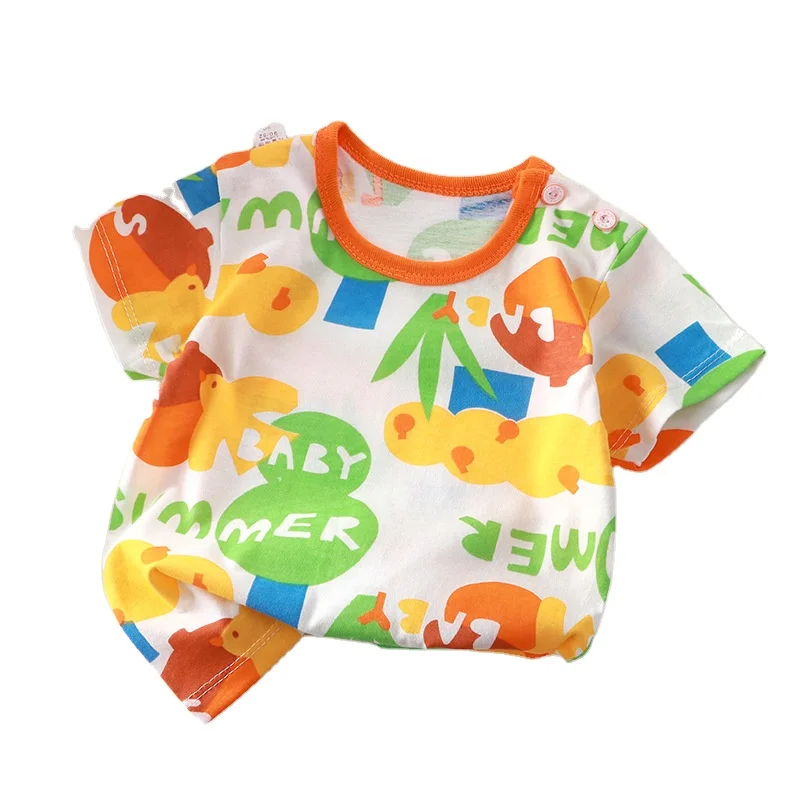 Kids Tops Manufacturers New Model Children Tshirt Boys 100% Cotton Baby T Shirts