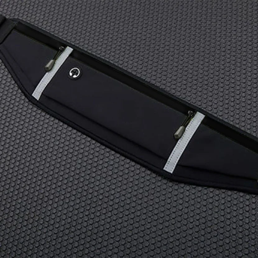 Multi Functional Sports Car Key Card Waist Pack Leica Three Pockets Waterproof Cell Phone Cycling Fit Race Belt Waist Packs