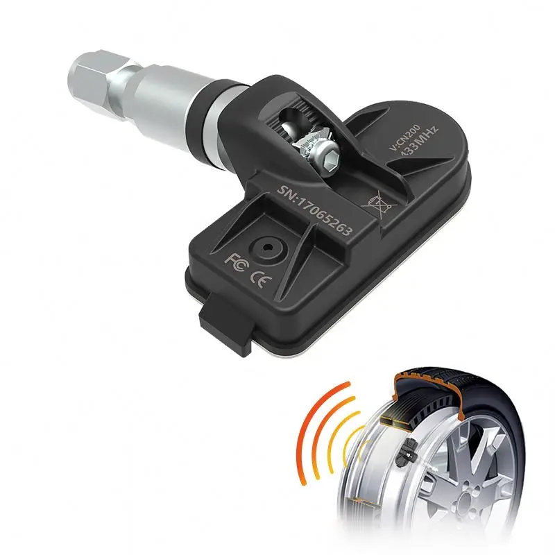 Solar Power USB Digital TPMS Car Tire Pressure Monitoring System Tire Gauge with Temperature Warning