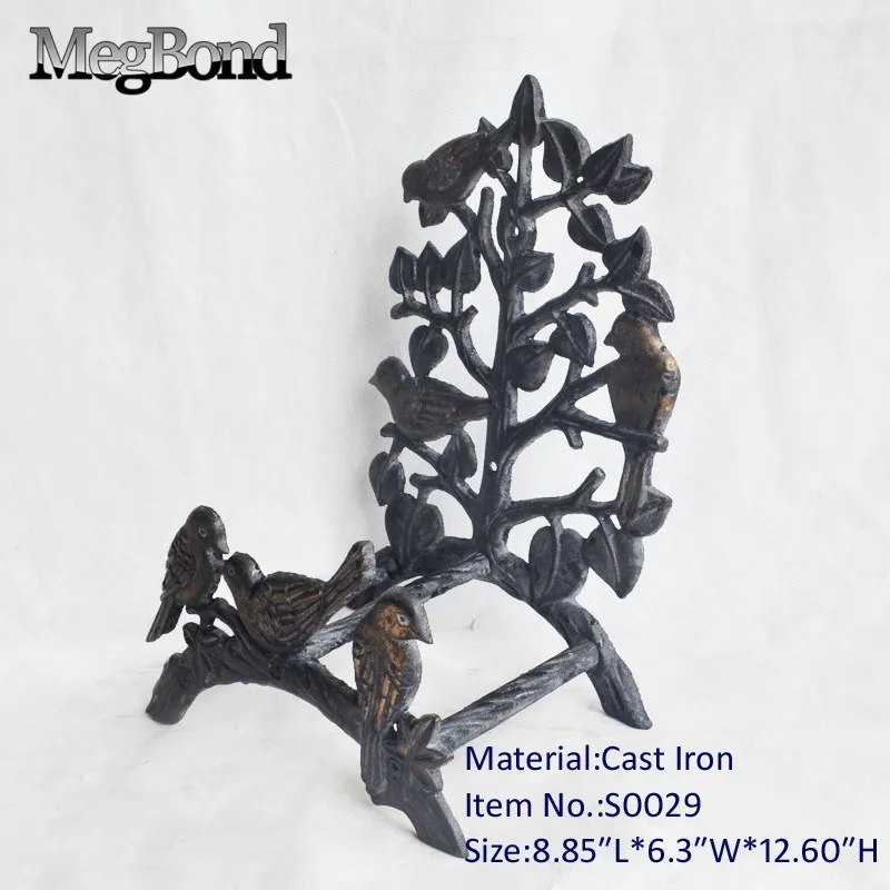 Heavy Duty Cast Iron Hose Holder,Garden & Yard Decorative Birds Wall Mounted Hose Butler,Water Pipe Holds,Rack,Hanger