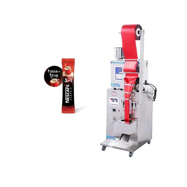 Cheap low cost small milk coffee sachet vertical tea bag powder pouch automatic packing machine price