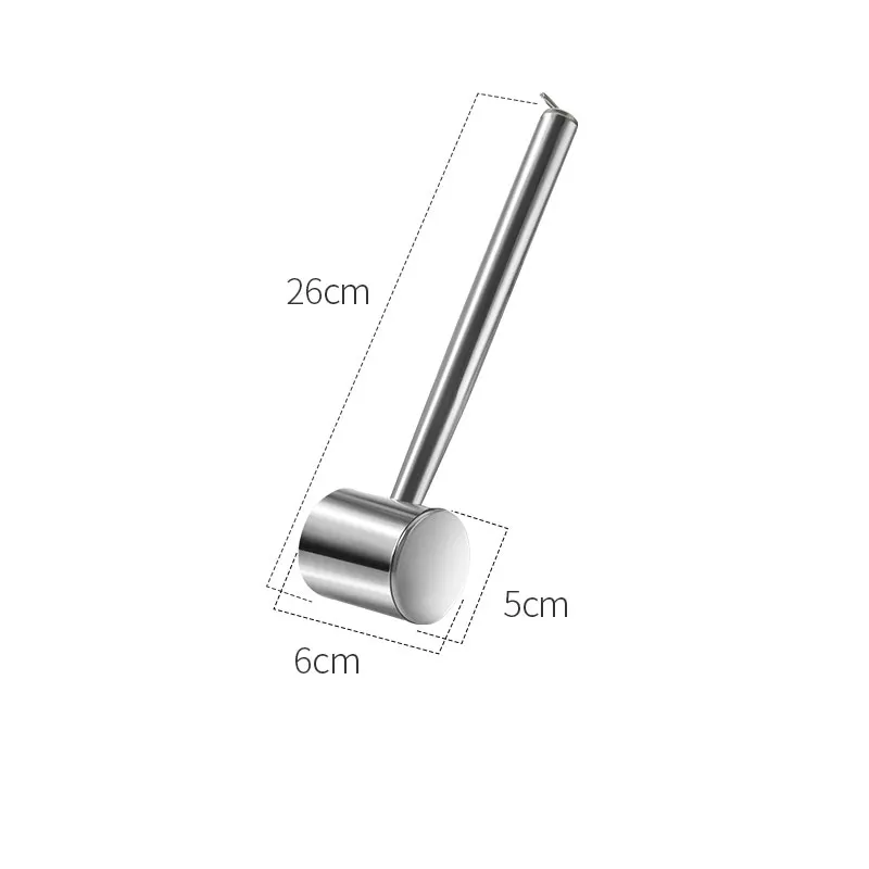 Kitchen Meat Tool Stainless Steel Meat Tenderizer Hammer