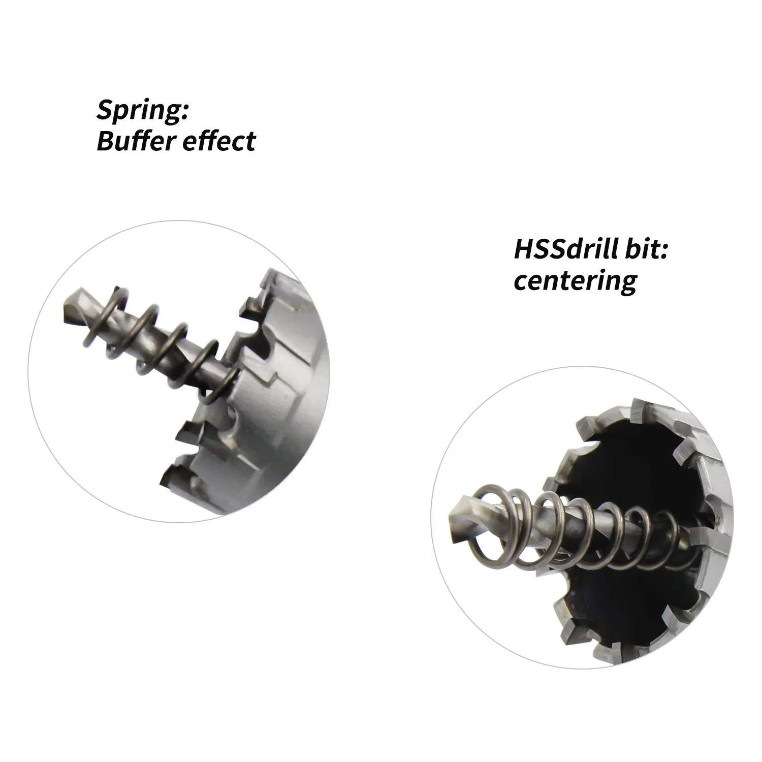 MDBT hole saw for steel cutting High-end Carbide Hole Saws TCT Hole Cutter Drill Bit Various Sizes  Long Life drilling bits