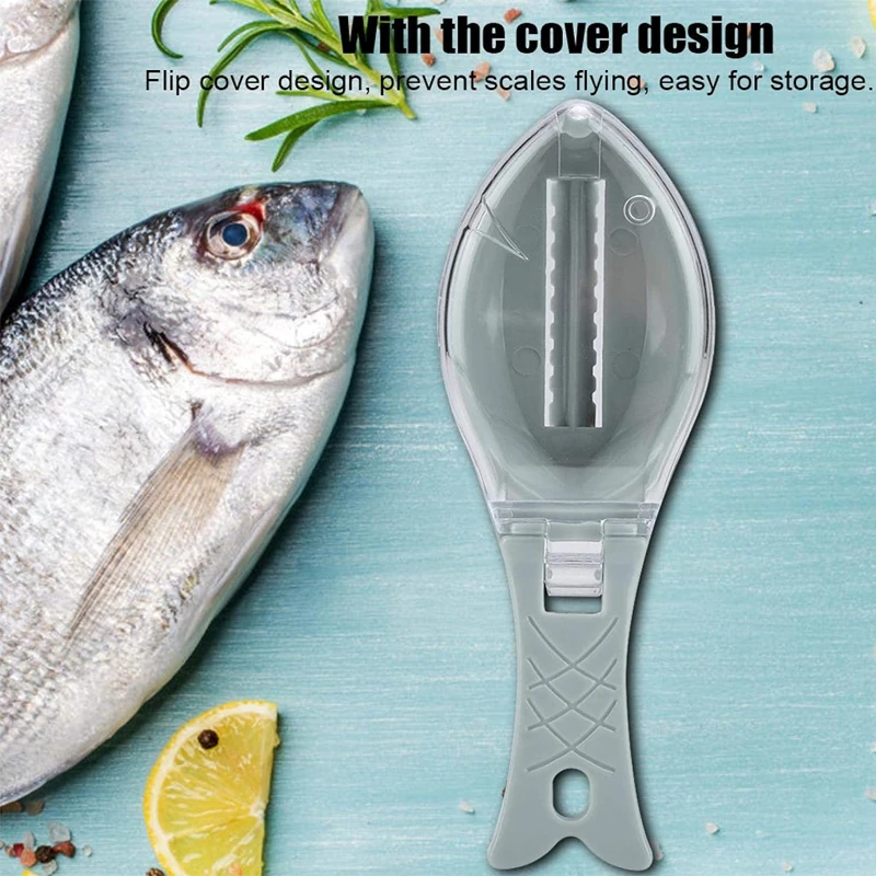Wholesale Easy Kitchen Cleaning Tool Fast Remove Fish Skin Brush Plastic Fish Scales Graters Scraper