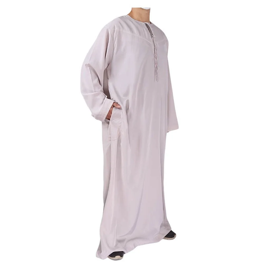 Арабские производители Omani Большие размеры Jalabiya Kaftan Dubai Kandura Moroccan Thobes Исламская одежда мужская Саудовская Аравия Бангладеш