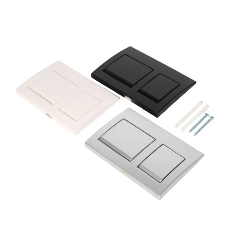 Customized Color ABS flush plate toilet cistern concealed panel flush button toilet