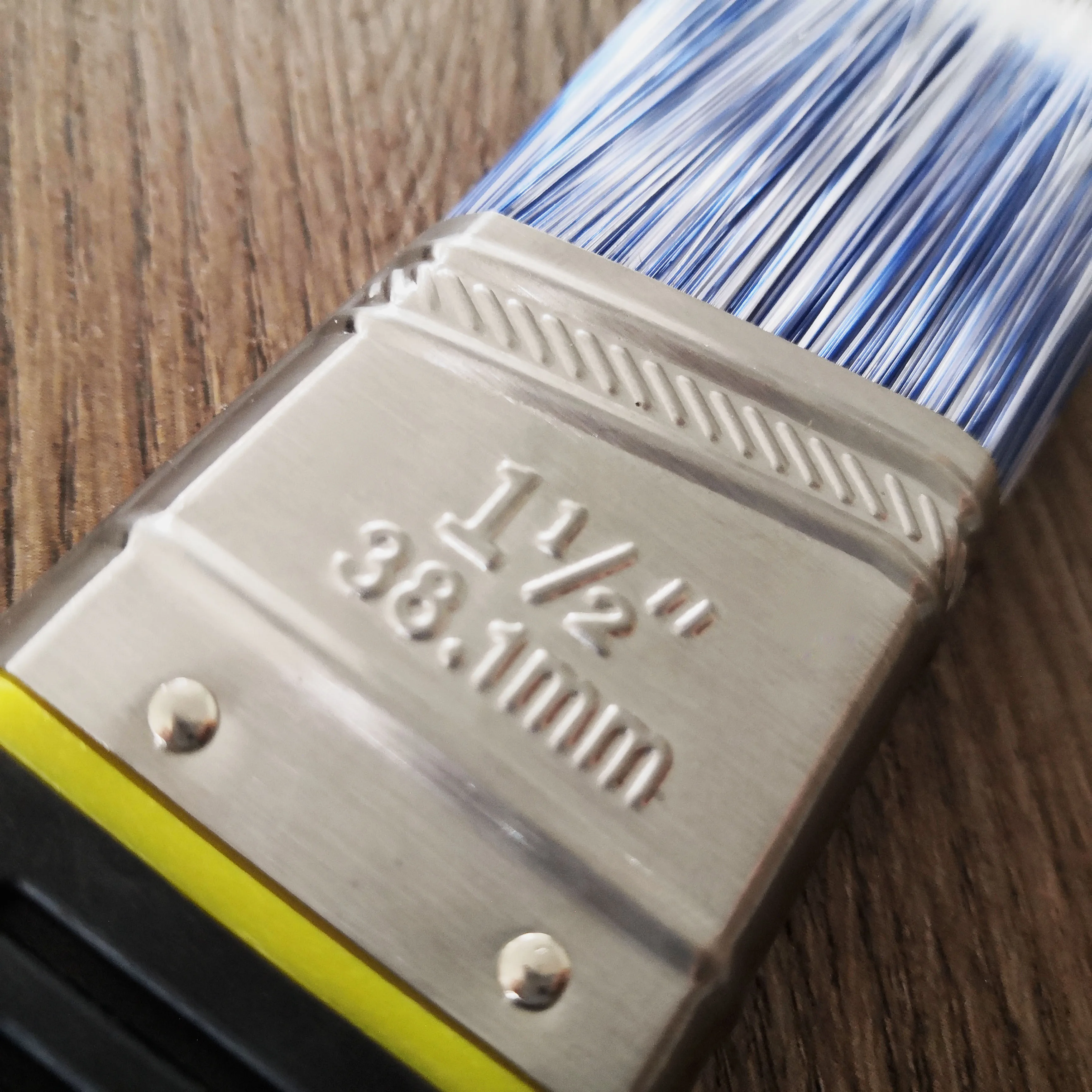 1 set= 2 pieces customized high quality polyester Rubber plastic long handle paint brush set