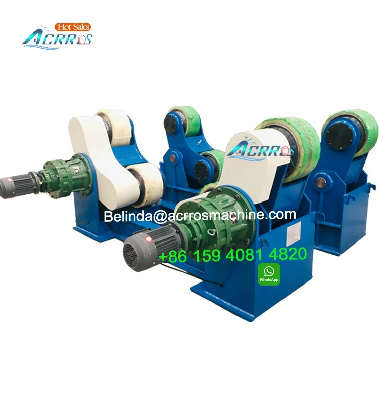 Capacity 10ton Self-Adjustable Welding Rotators For Pipe