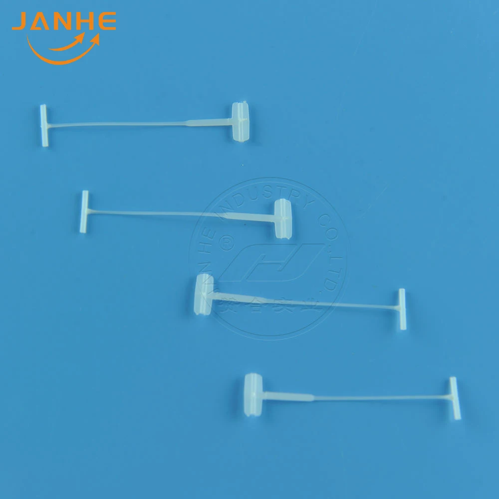 Прозрачный защитный штифт с именной биркой, золотистый, 5-125 мм, нейлоновые штифты