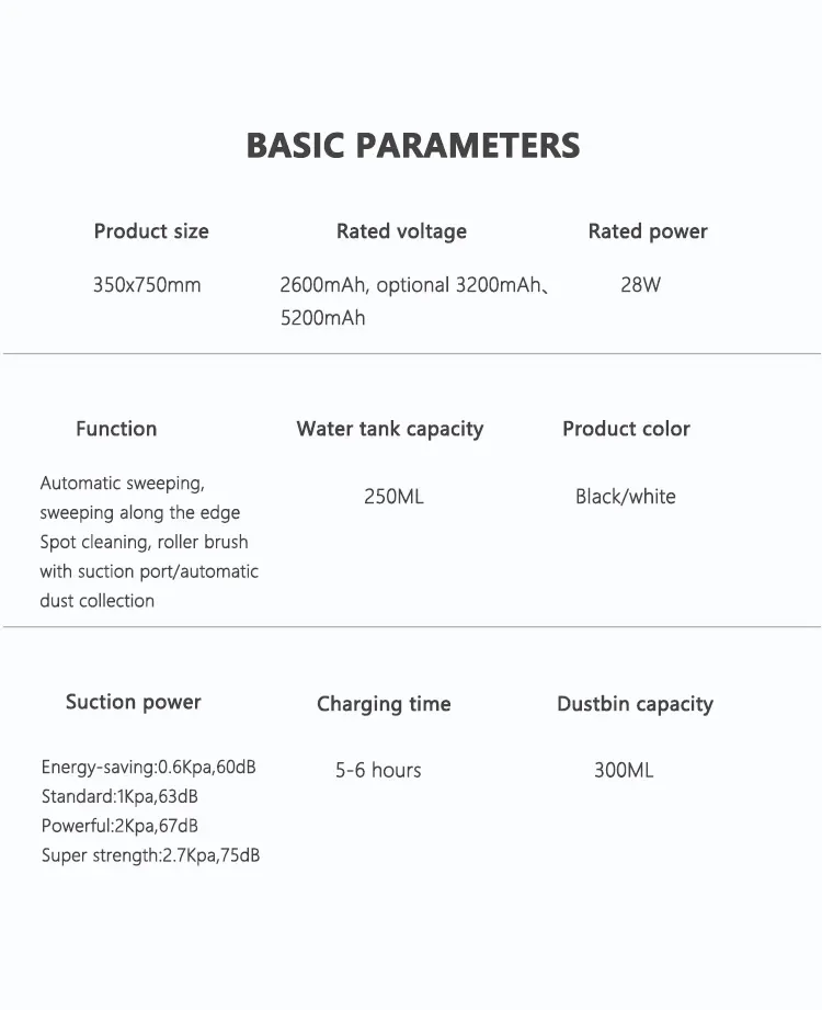 Glomarket Tuya Smart Robot Vacuum Cleaner Wifi with Water Tank Long Battery Cleaning Robot For Smart Home