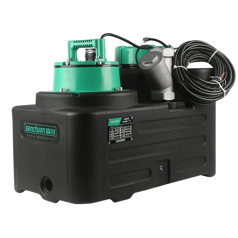 basement sewage treatment water pump  permanent magnet and variable frequency conversion sewage lifting