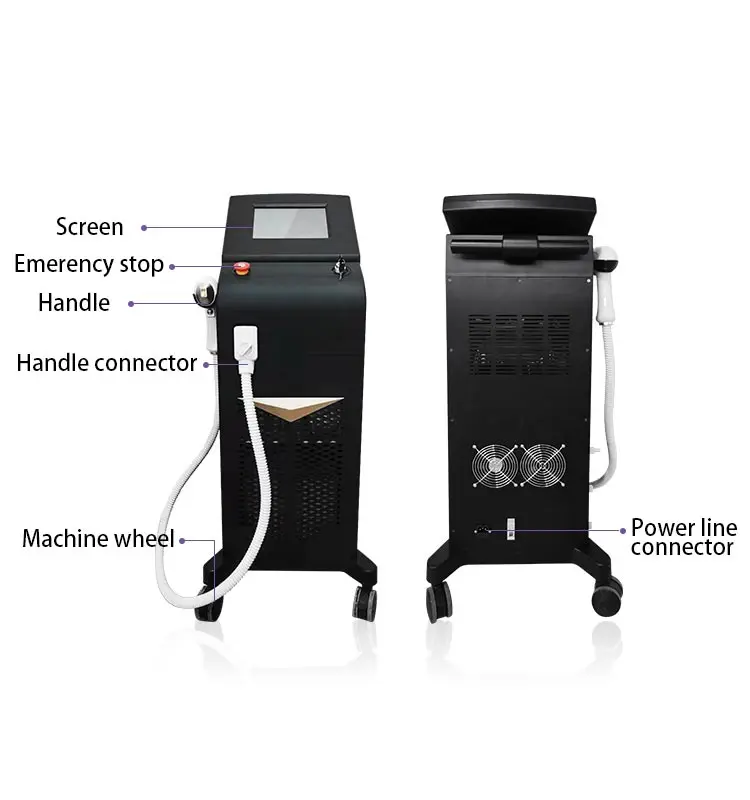 Цена по прейскуранту завода-изготовителя 755nm 808nm 1064nm tripo волны Диодная лазерная машина удаления волос косметологическое лазерное оборудование для салона красоты