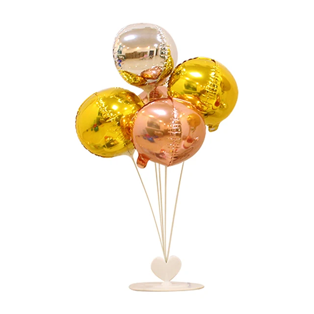 BONA high quality inflatable mini 10 inch 4d balloons foil ball balloon stick birthday Balloons