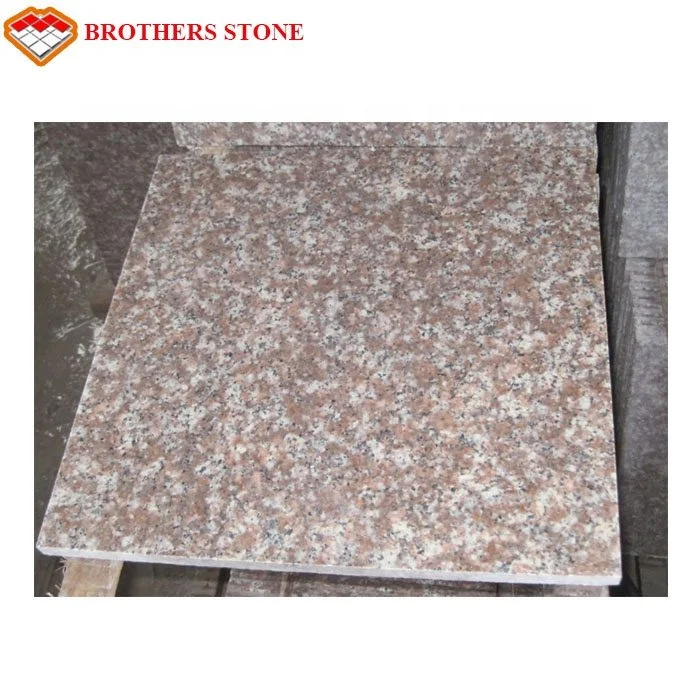 Chinese pink granite  Polished G687 Granite Slab Peach Red Granite for outdoor decoration