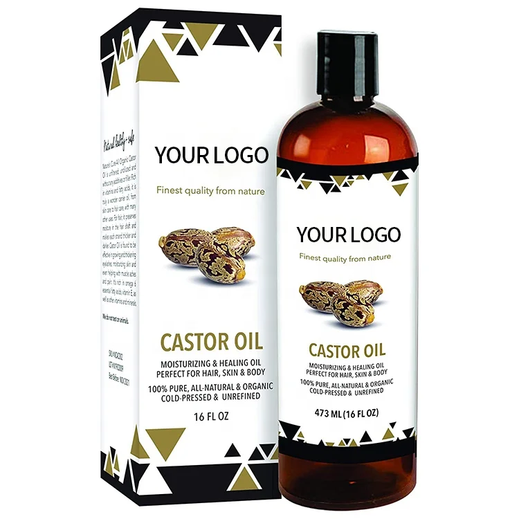 
Органическое касторовое масло для роста волос и ухода за сухой кожей, натуральная Увлажняющая восстанавливающая сыворотка для роста ресниц и бровей 