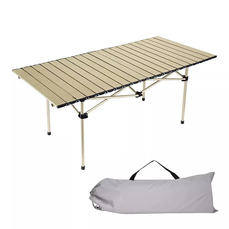 Large size table and chairs for camping outdoor camping folding table outdoor bbq table