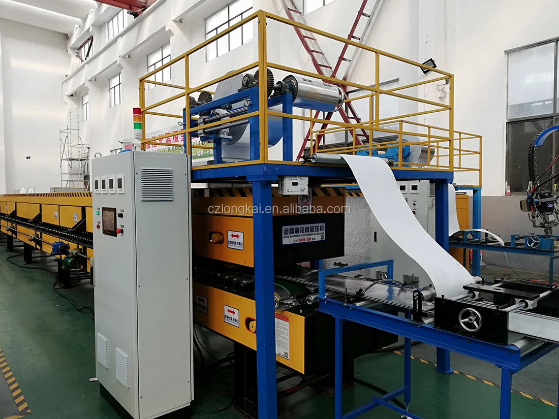 Sandwich Decoration Metal Carved Wall Cladding Production Line