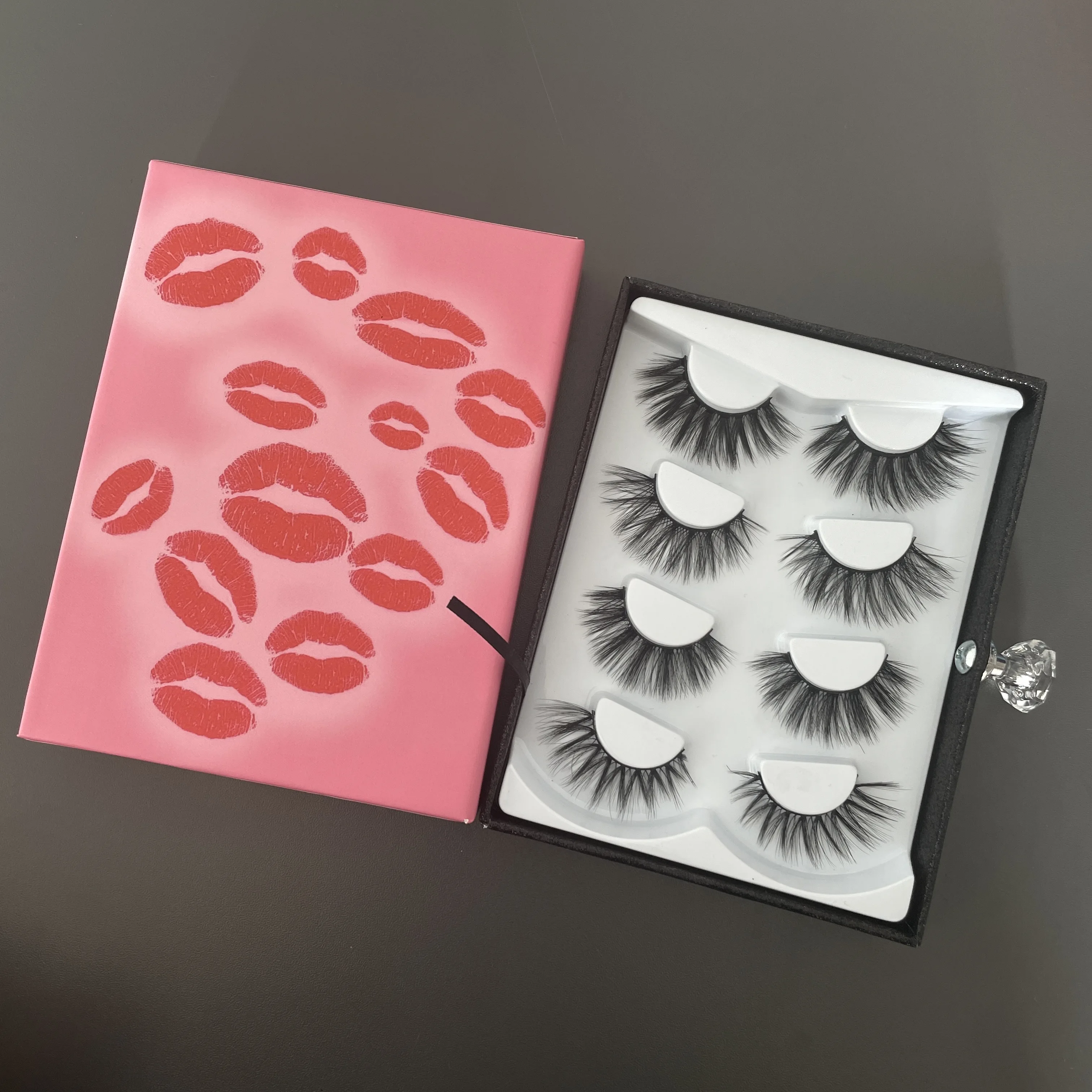 Super Soft black Band Faux Mink Eyelash Natural 3D Lashes Short Length Natural Long Full Strip Lashes for daily life
