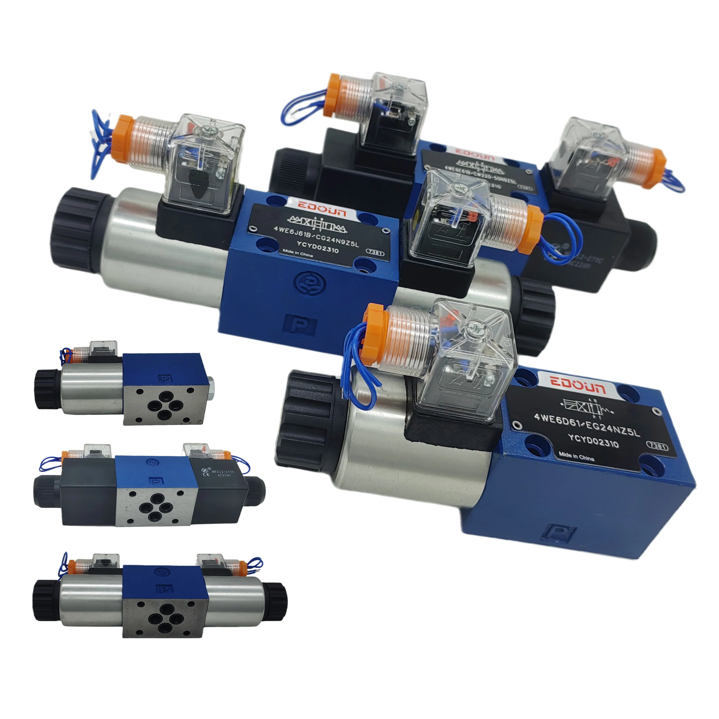 China Manufacturers Custom Wholesale Rexroth Type Dsg 4We6E Dump Truck Hydraulic Control Valve Directional