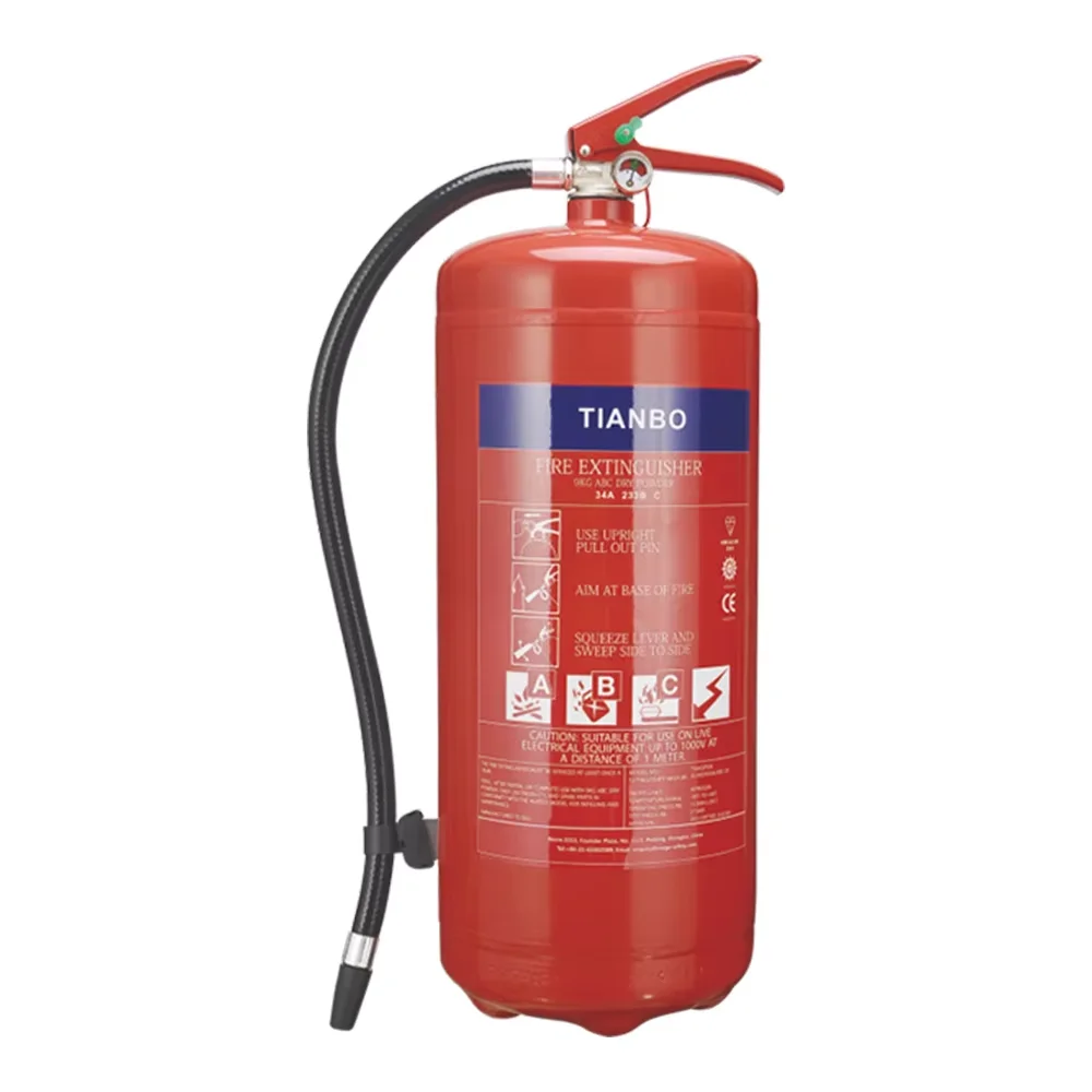 1/2/3/4/6/9/12KG Dry Power 15 Bar Light Manufacturing Facilities Brass Aluminium Valve ABC Dry Chemical Fire Extinguisher