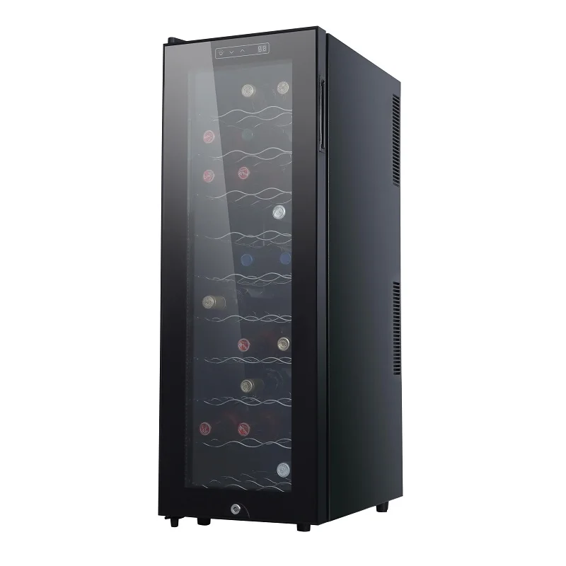 Private Brand Freestanding Wine Cellar Beverage Cooler with Glass Door Outdoor Electrical Cabinet Elegant Outdoor Refrigerator