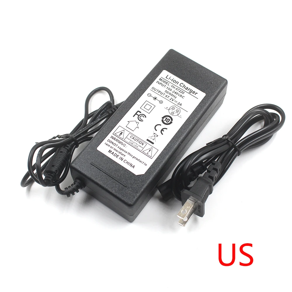 60V Smart Lithium Battery Charger For 16S 12AH 20AH Electric Bike Bicycle Scooter Wheelbarrow Output DC 67.2V 2A XLR