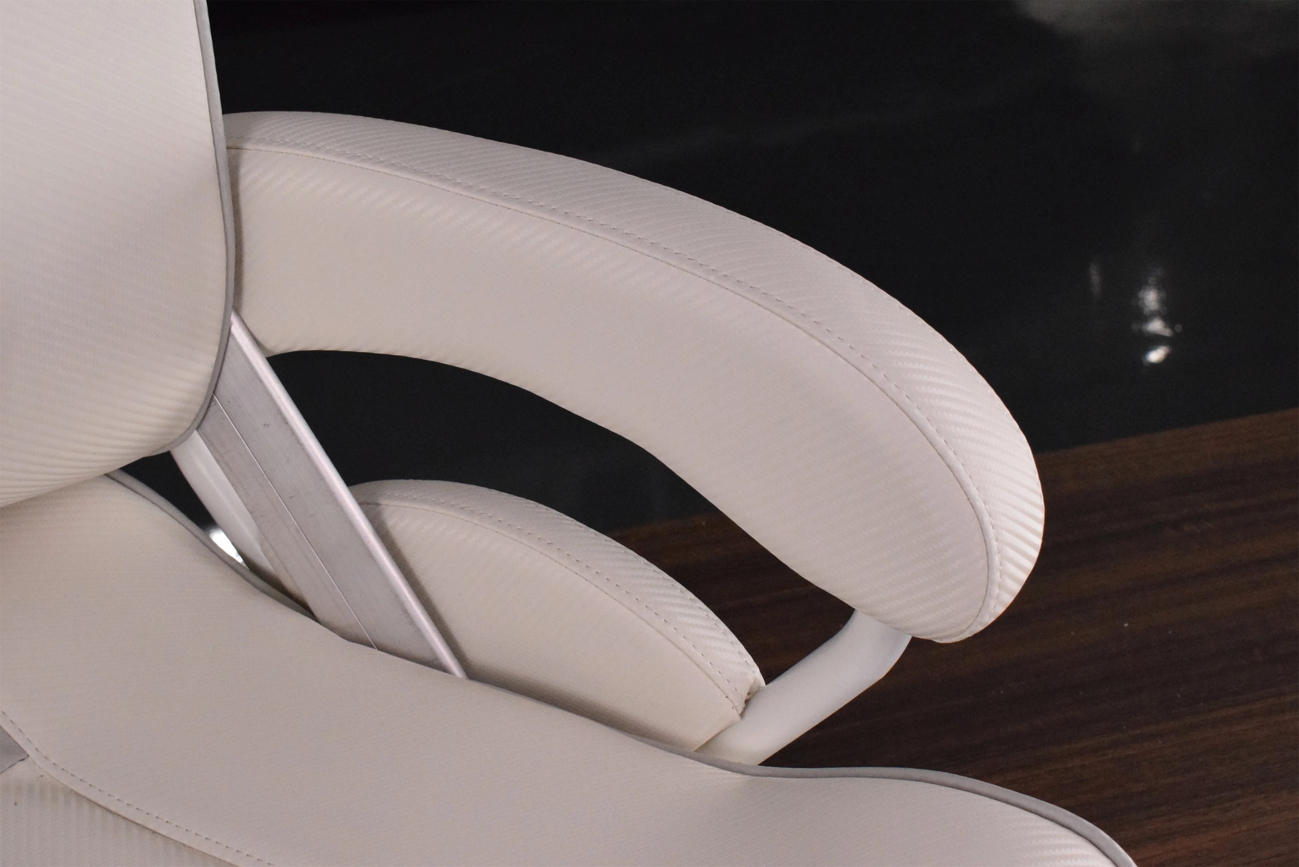 Factory directly Deluxe Comfort Double side shaped seat UV stabled marine upholstery Helm Captain Boat Seat