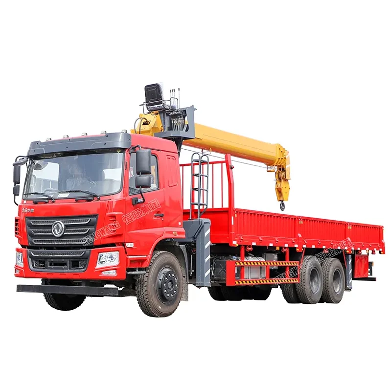 3.2 ton Folding Arm Mobile Hydraulic Crane with Truck