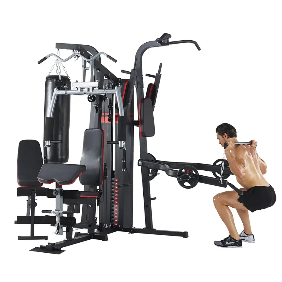 Mutli Function Station Fitness 4 Station Multi Gym Equipment Strength Training Machine