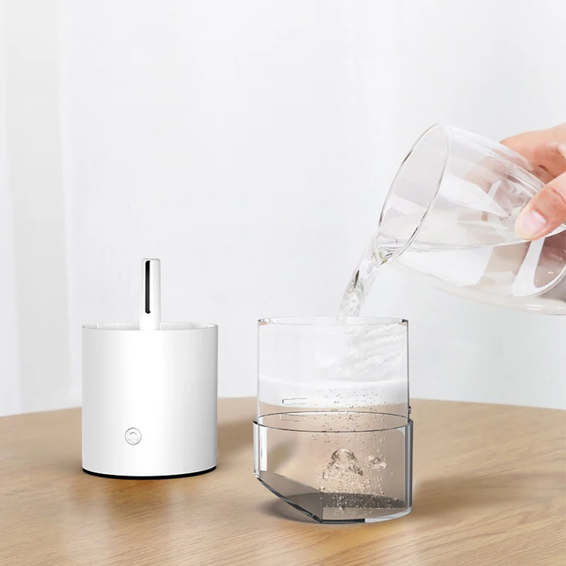 Modern Design Home Rechargeable 1200mAh Cool Mist USB Mini Portable Air Humidifier with 7 Led Color Options