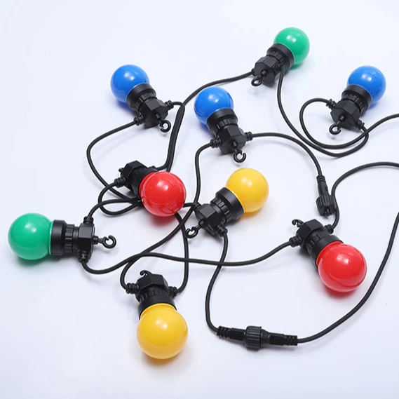 водонепроницаемый Рождественские огни G50 Светодиодные гирлянды светодиодные гирлянды для сада и свадьбы украшения использования