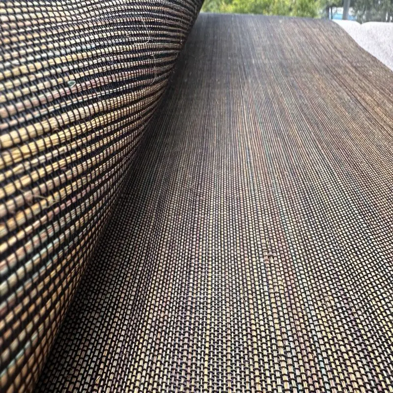 Luxury Strong Textured Natural Material Hand Woven Wallpaper Sisal Grasscloth Wallpaper