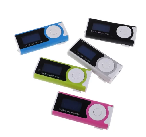  Мини MP3 музыкальный плеер спортивный USB клипса ЖК-экран медиаплеер Поддержка внешней Micro SD