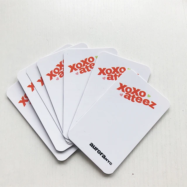 Wholesale custom hot sale photo pattern printing kpop event paper cards photocards