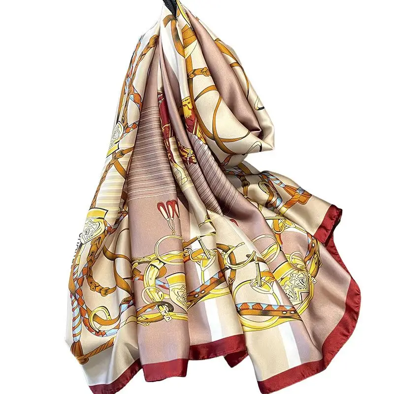 Fashion Scarf Women Designer Silk Scarves Wholesale Silk Scarves Chiffon Hijabs Printed Silk