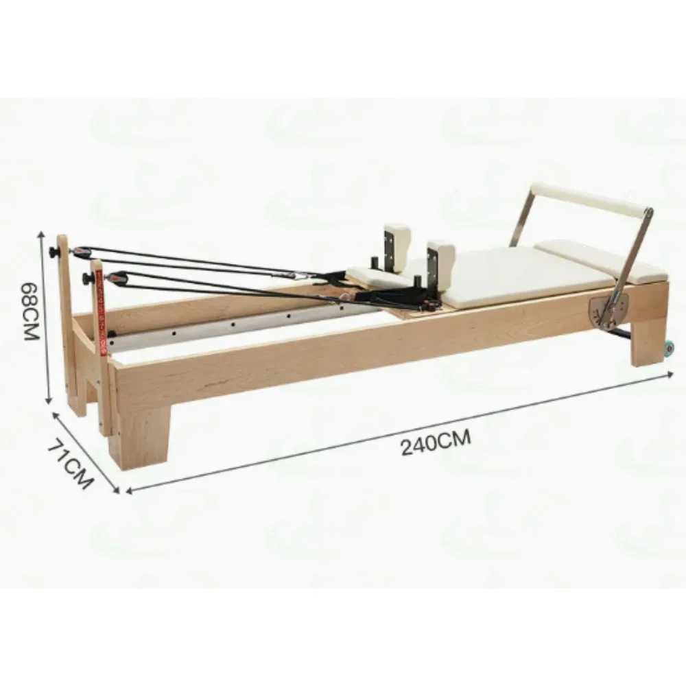 Commercial Pilates Studio Box And Jumpboard Core Bed Maple Wood Pilates reformer Machine