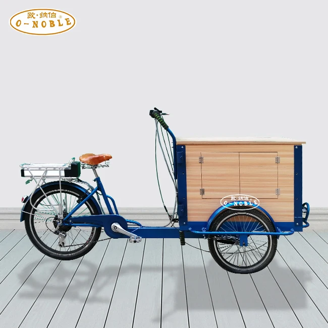O-NOBLE Commercial Tricycle Delivery Bike passenger tricycle with cabin