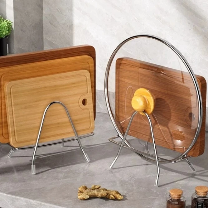 Kitcher Space Saver Knife Storage Stand In Stock Stainless Steel Knife Holder With Slots Knife