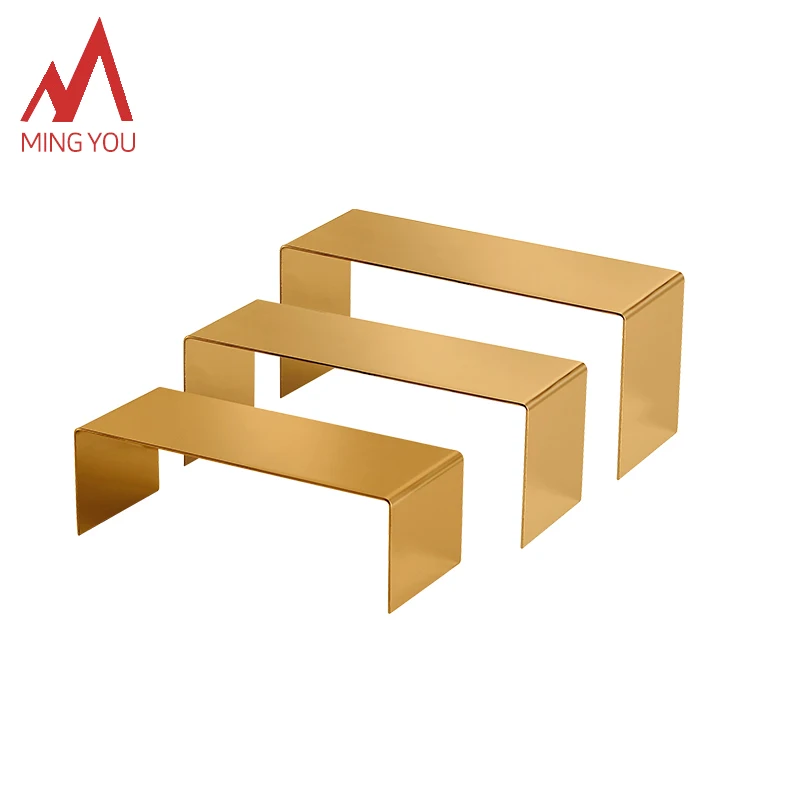 Полка для демонстрации обуви стойка ювелирных изделий из нержавеющей стали под золото столешница держатель духов
