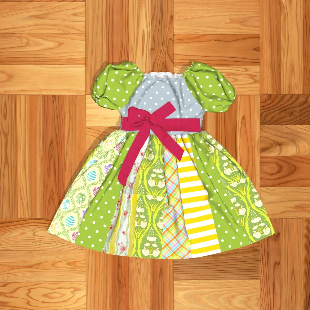 
high quality girls clothes girl summer floral chinese dress beautiful girl dress wholesale 