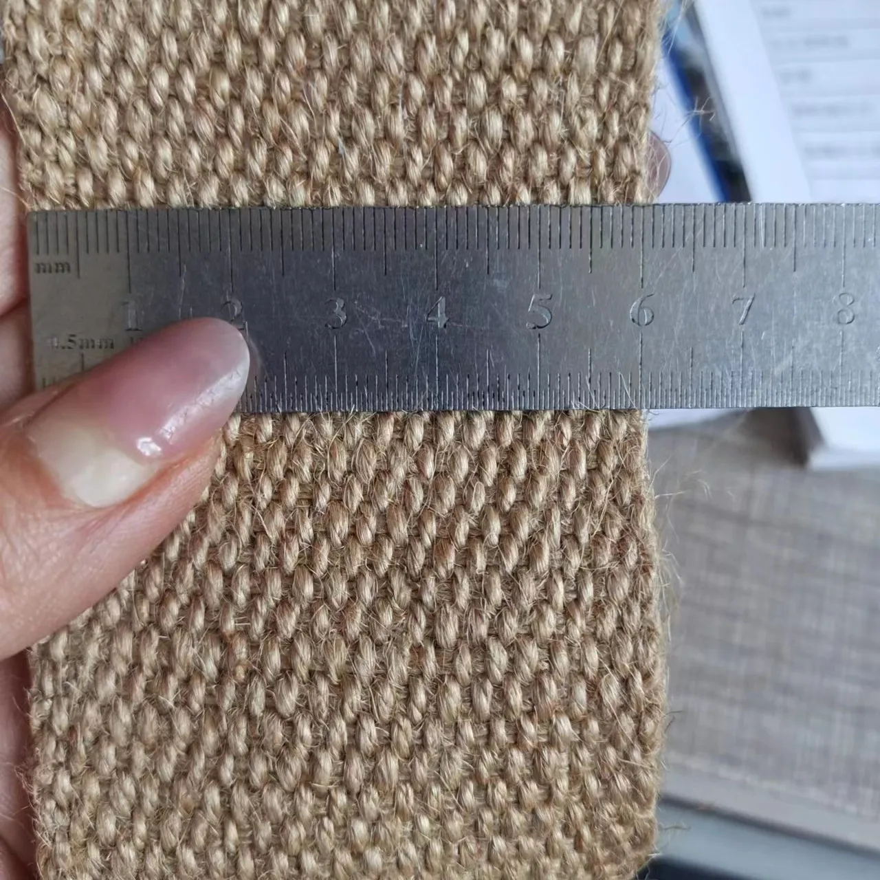 2-Inch Burlap Webbing Ribbon for Outdoor Furniture Home Textiles Bags Belts Sustainable Upholstery Chair Tape