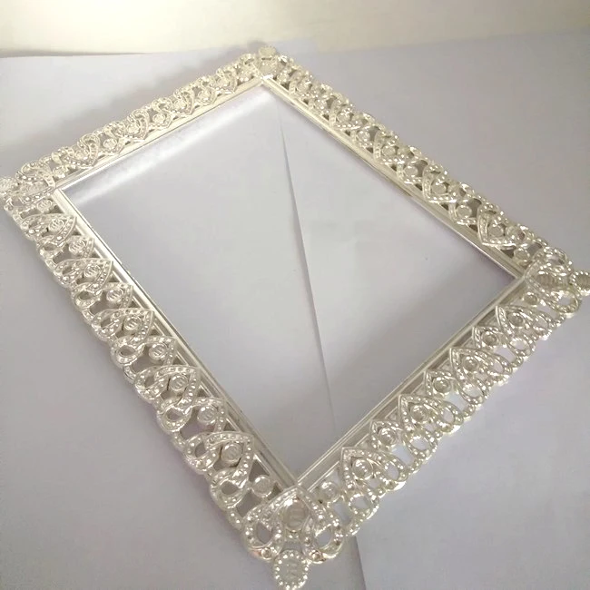 Factory direct sale custom processing silver photo frame decorative art picture frame three-dimensional deep shadow frame
