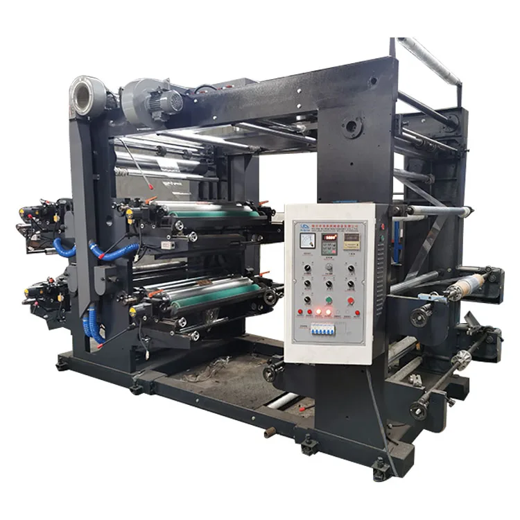 Ruiplas онлайн нетканый BOPP HDPE LLDPE LDPE бумага флексографическая печатная машина 6 цветов