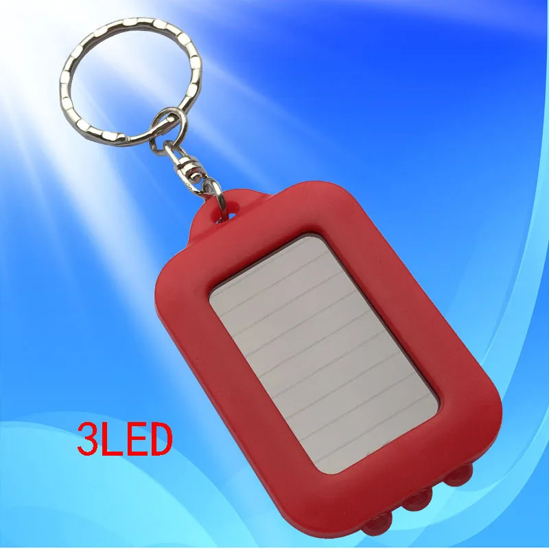 2021 Hot Sale Customized Mini LED Outdoor Solar Keychain Mini Flashlight