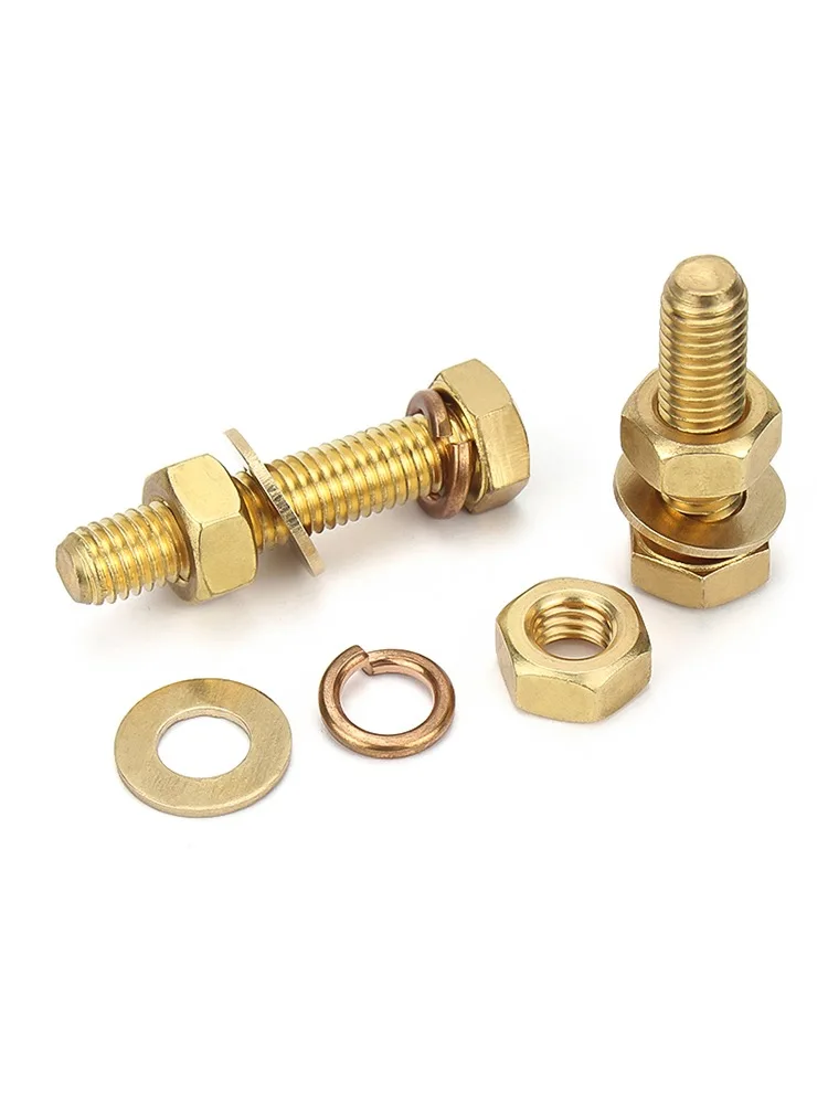 Латунные болты и гайки винты с шестигранной головкой для храмового шкафа