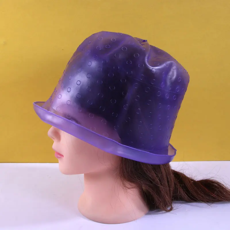 Plastic Cement Hair Dyeing Cap Highlighting Beauty Salon Reusable DIY Hair Dyeing Hat Tool Special for Hair Dyeing