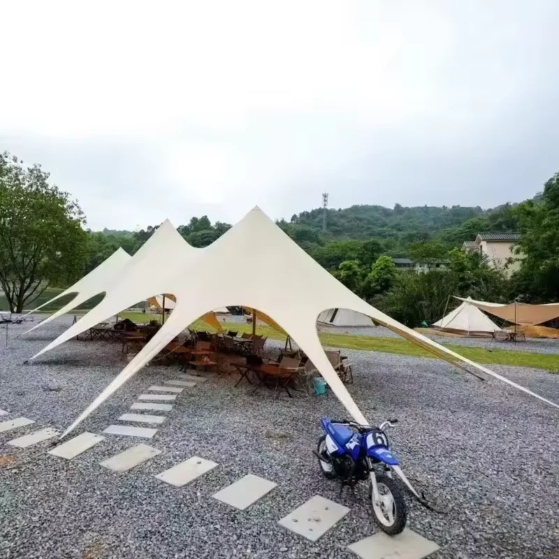 White Spider Tent Heavy Duty Pop Up Tent One Peaked Event Tents Sale Foldable Weeding Canopy