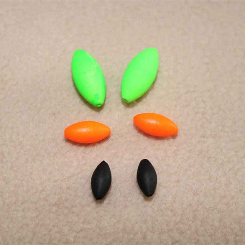 Hard eps foam olive fishing floats oval fishing bobbers