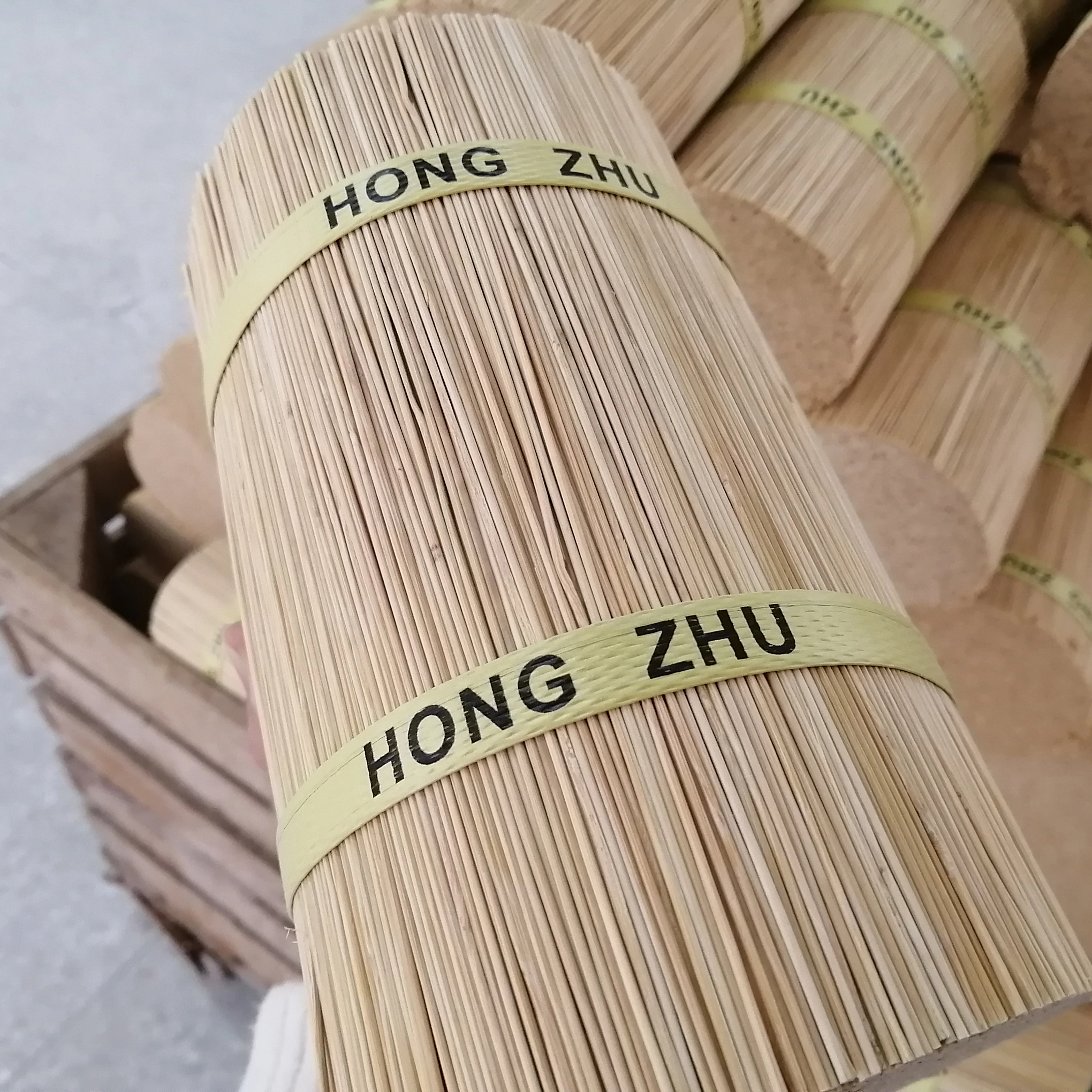 Raw material  bamboo sticks for making incense